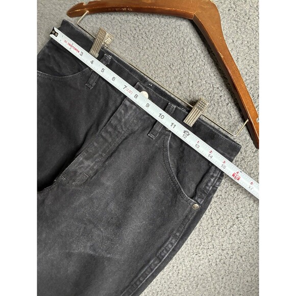 Vintage Wrangler Jeans Mens 30x34 Black Denim 933SEWK Western Cowboy Dark 14340 - Picture 6 of 15